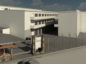 Aerial entrance view 20150708